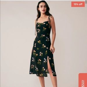 NWT Rihoas The Floral Tie Shoulder Cami Dress